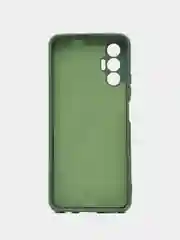 Зелёный хаки чехол Tecno Pova 3 силиконовый