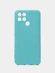 Бирюзовый чехол Infinix Smart 6 силиконовый