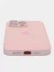 Розовый чехол на айфон 13, 14, 15 16 Pro Max Plus, стеклянный, MagSafe с защитой камеры для iPhone
