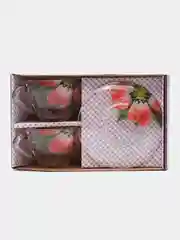 Коралловый чайный набор стекло на 2 персоны