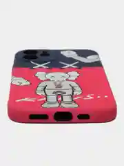 Фуксия чехол-накладка LUXO для Apple IPhone 12 с флуоресцентным рисунком
