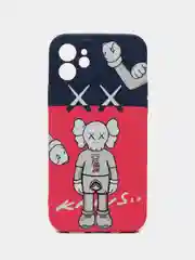 Фуксия чехол-накладка LUXO для Apple IPhone 12 с флуоресцентным рисунком