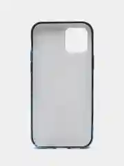 Синий чехол для iPhone 12/12 Pro с принтом под мрамор