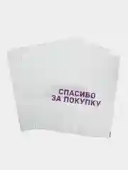 Бирюзовый пакет с вырубной ручкой 45*50/50 мкм