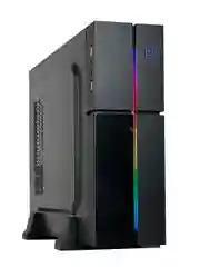 Черный системный блок Robotcomp Аллигатор Мини V2 Slim