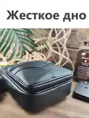 Черный сумка мужская из натуральной кожи