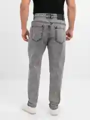 Серый мужские джинсы
