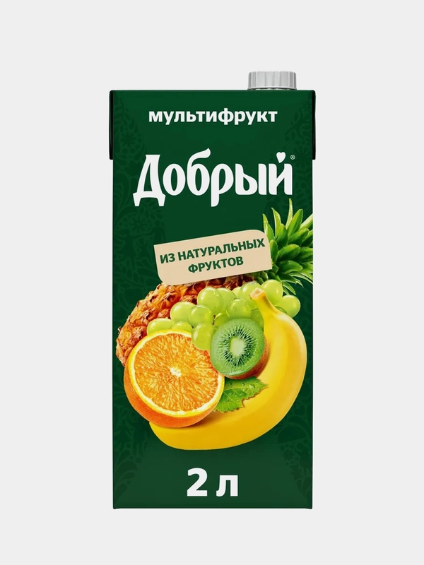 Нектар Добрый Мультифрукт, 2 л