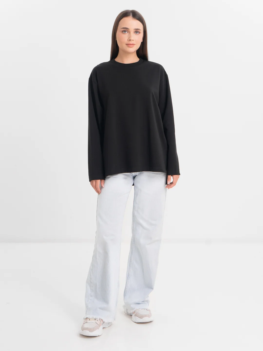 Лонгслив женский, oversize