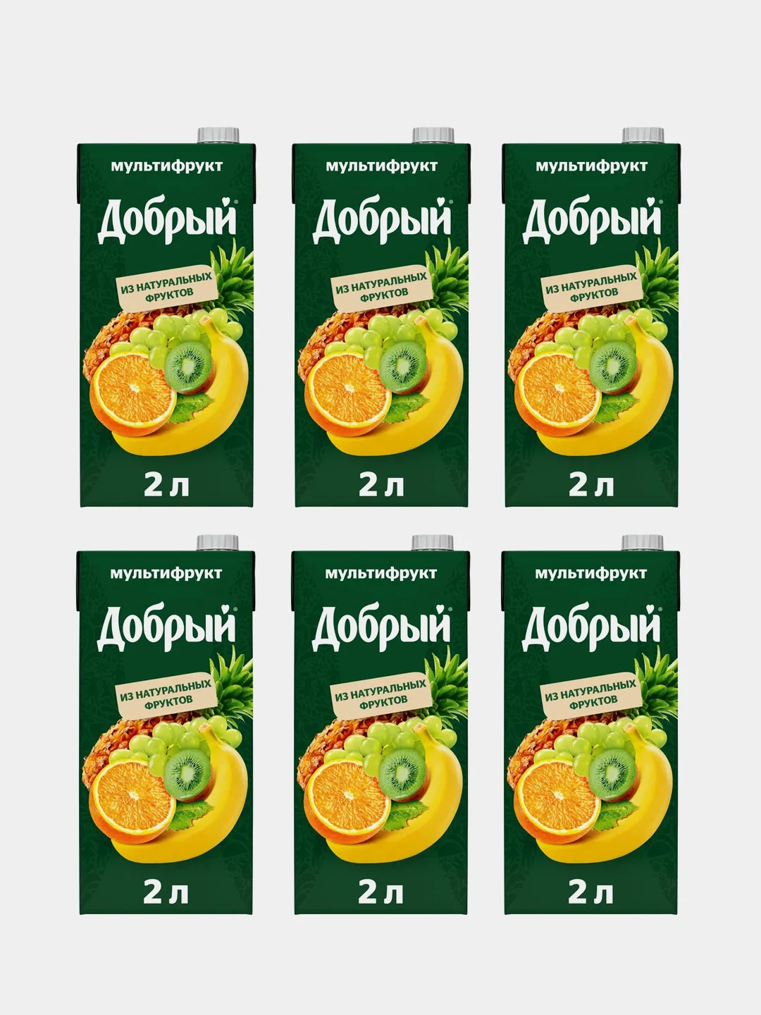 Нектар Добрый Мультифрукт, 2 л