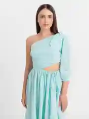 Мятный платье женское летнее хлопок