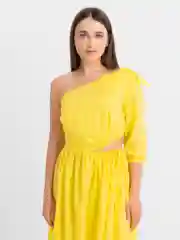 Желтый платье женское летнее хлопок