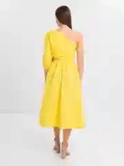 Желтый платье женское летнее хлопок