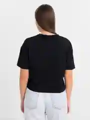 Черный женская футболка