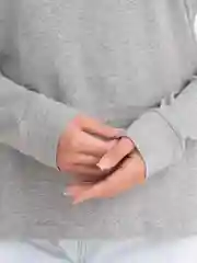 Серебряный лонгслив женский, поло с длинными рукавами