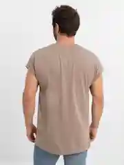 Песочный хаки мужская футболка с принтом, майка мужская для фитнеса