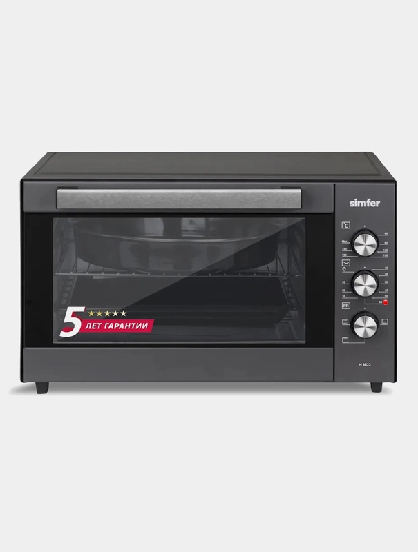Мини-печь Simfer M3522 Classic, 3 режима работы, 2 противня