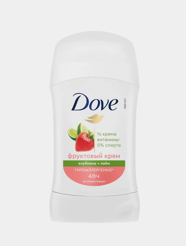 Антиперспирант-карандаш Dove Клубника и лайм, женский, 40мл