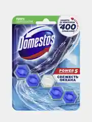 Блок для унитаза Domestos Power5 Свежесть океана, 55г