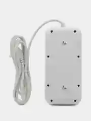 Белый сетевой фильтр, удлинитель, пилот 6 EU, 4 USB, 2 type-C