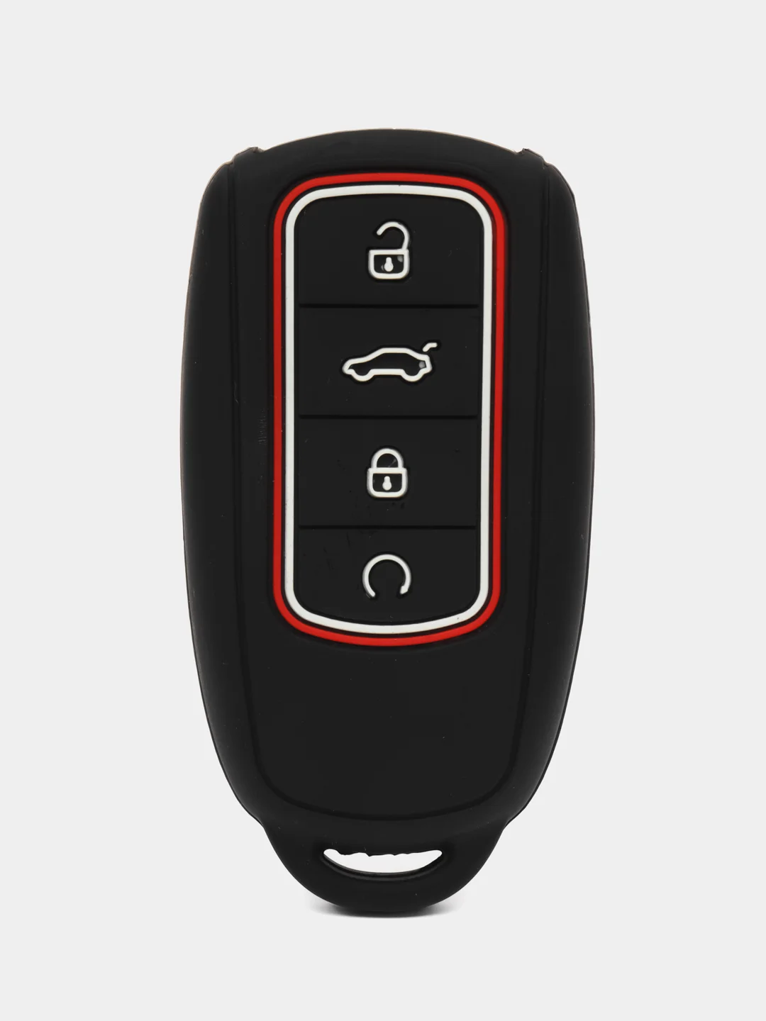 Черный силиконовый чехол для автомобильного ключа Chery Tiggo 8 Pro / 8 Pro Max / 7 Pro Max, OMODA C5