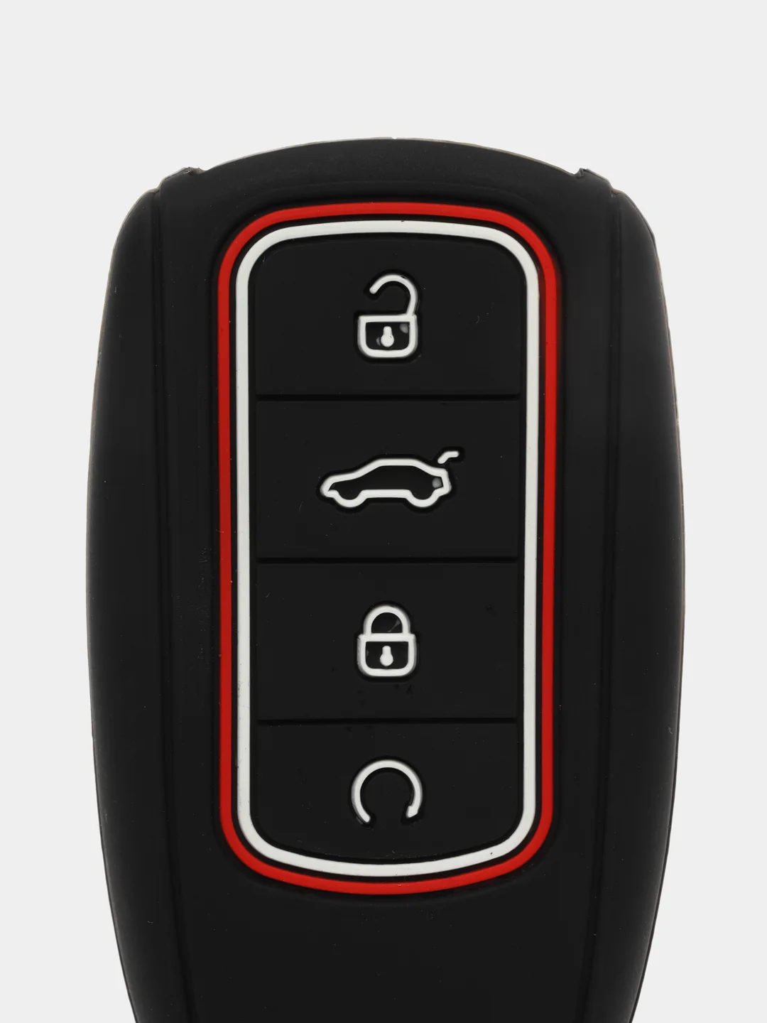 Черный силиконовый чехол для автомобильного ключа Chery Tiggo 8 Pro / 8 Pro Max / 7 Pro Max, OMODA C5