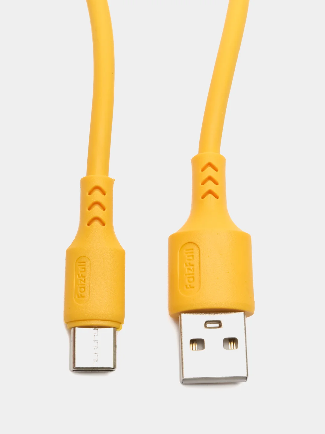 Желтый кабель быстрой зарядки Type-C, дата-кабель