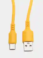 Желтый кабель быстрой зарядки Type-C, дата-кабель
