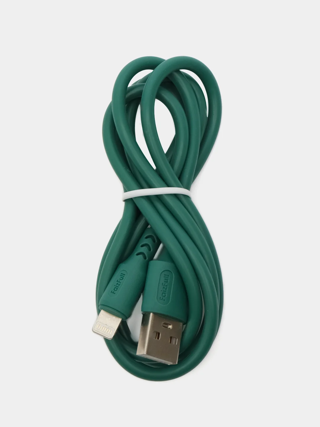 Зеленый кабель быстрой зарядки для iPhone, Дата-Кабель, Lightning-USB