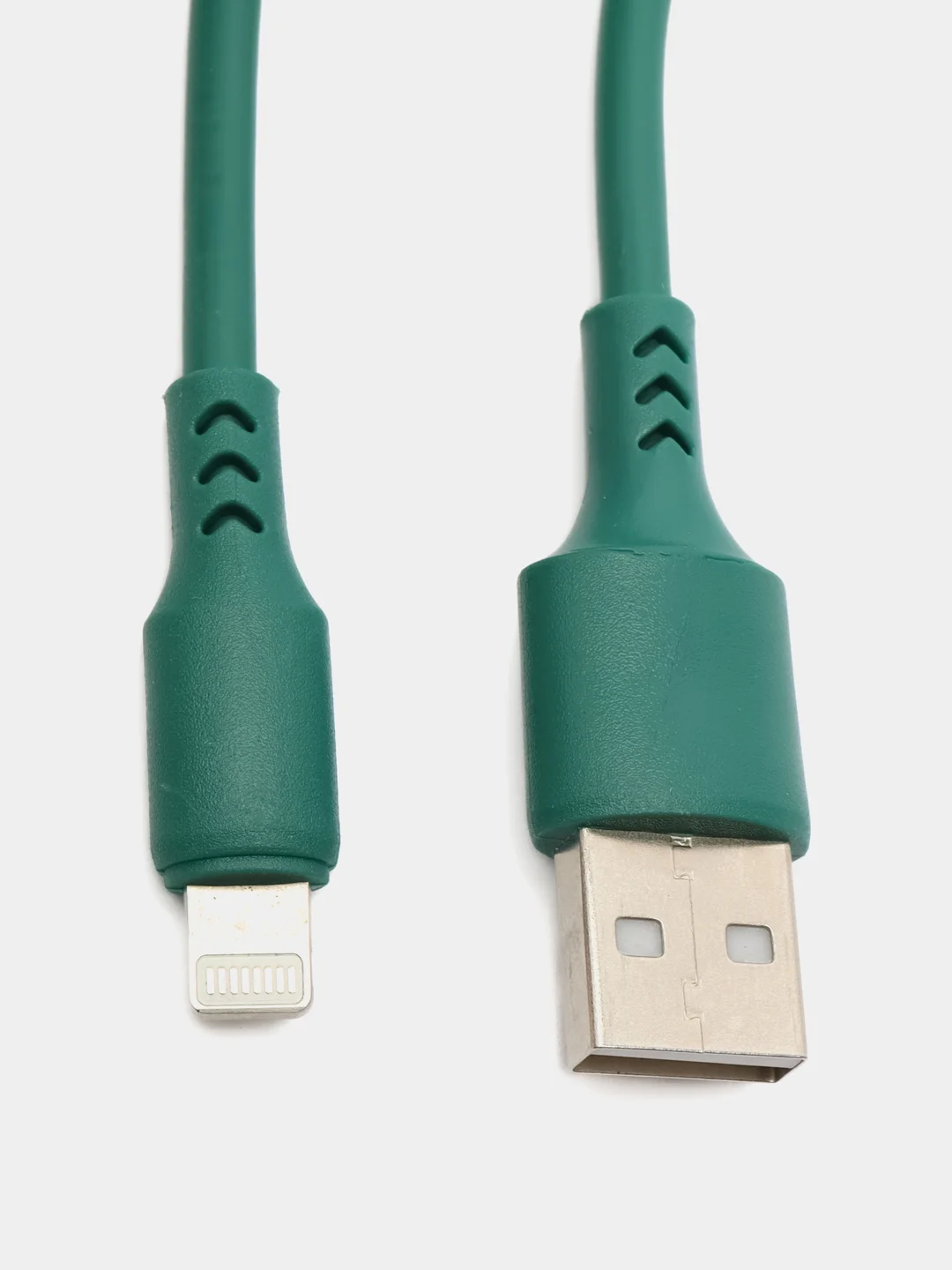 Зеленый кабель быстрой зарядки для iPhone, Дата-Кабель, Lightning-USB