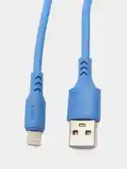Синий кабель быстрой зарядки для iPhone, Дата-Кабель, Lightning-USB