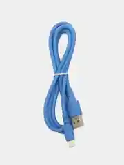 Синий кабель быстрой зарядки для iPhone, Дата-Кабель, Lightning-USB