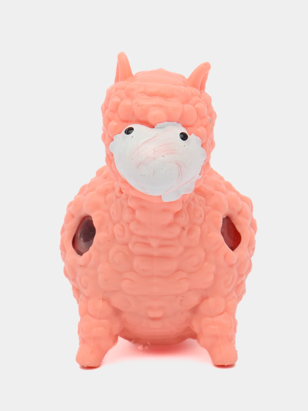 Пастельно-коралловый игрушка -антистресс Барашек
