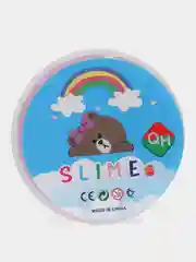 Розовый слайм с игрушкой для мальчика