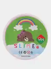 Сиреневый слайм с игрушкой для мальчика