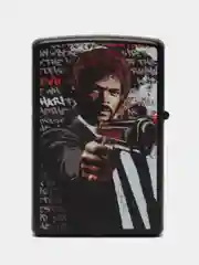 Алый зажигалка классическая, бензиновая