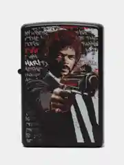 Алый зажигалка классическая, бензиновая
