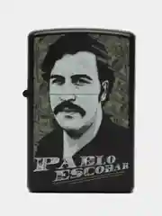 Бирюзовый зажигалка классическая, бензиновая