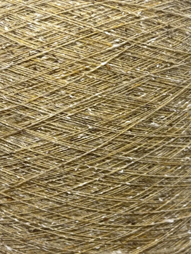 Итальянская пряжа FIL-3 Tweed/ Меринос 45%, 100гр на конусе - 1500м, песочно-коричневый