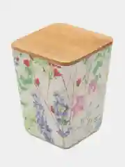 Банка для сыпучих продуктов, 11х14.5 см, с крыш, Вальс цветов, Y4-5468