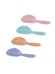 Расческа массажная продувная, массажная, универсальная, 19,5х6 см, 4 цвета