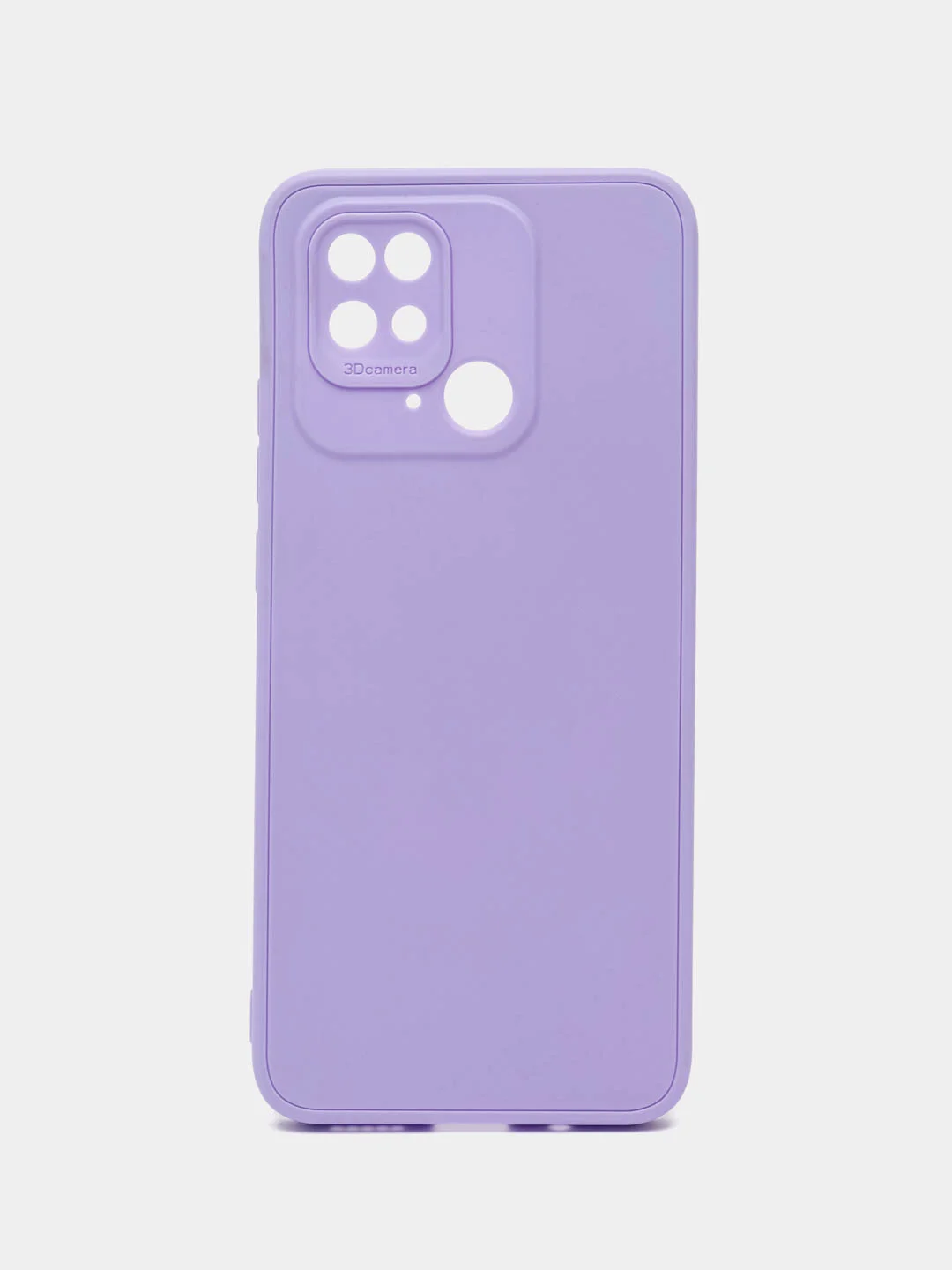 Сиреневый чехол Xiaomi Redmi 10C 4G / Сяоми Редми 10С 4Г силиконовый, цветной, матовый