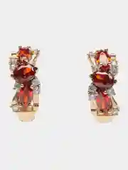 Красный серьги Xuping гипоаллергенный медицинский сплав