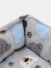 Пастельно-коралловый лежак для кошек и маленьких собак