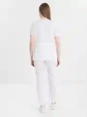 Бирюзовый медицинский костюм, женский