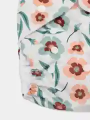 Коралловый многоразовые подгузники 2 шт + 3 вида вкладыша в комплекте, тканевые трусы для детей