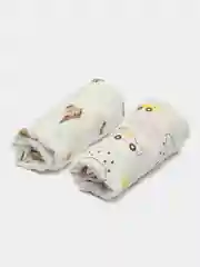 Коралловый пеленка муслиновая для новорожденных, набор 2шт, для малышей, грудничков, плед, детский 0+