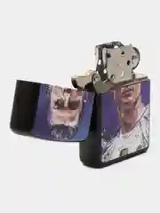 Алый зажигалка классическая, бензиновая