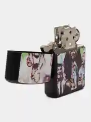 Бирюзовый зажигалка классическая, бензиновая
