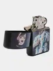Бордовый зажигалка классическая, бензиновая